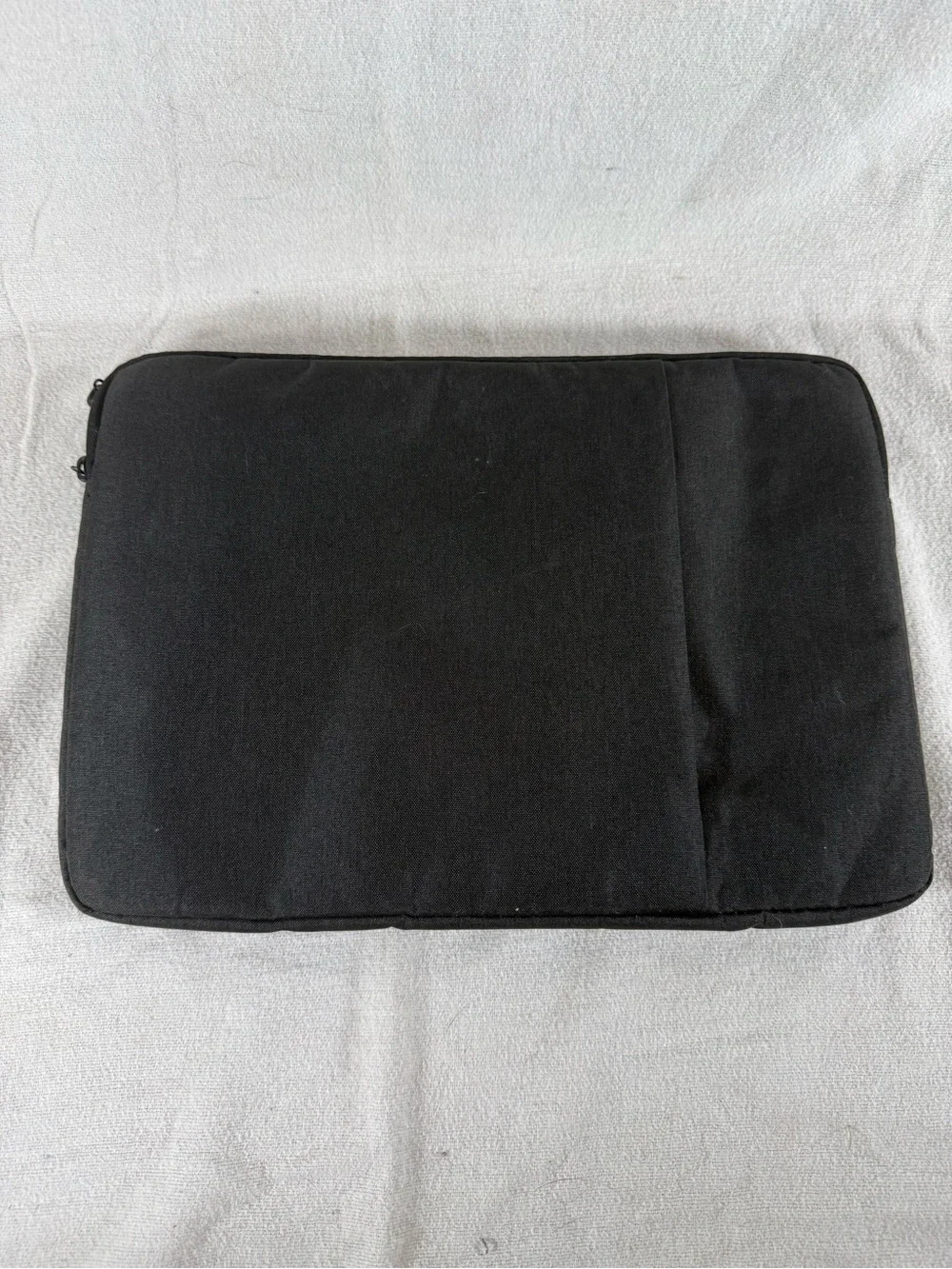 Black Laptop Sleeve Case with Soft Fuzzy Interior